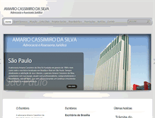 Tablet Screenshot of amariocassimirodasilva.adv.br